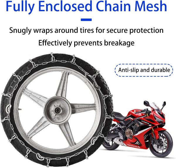 ATV Tire Chains Generic Heavy Duty Design-8
