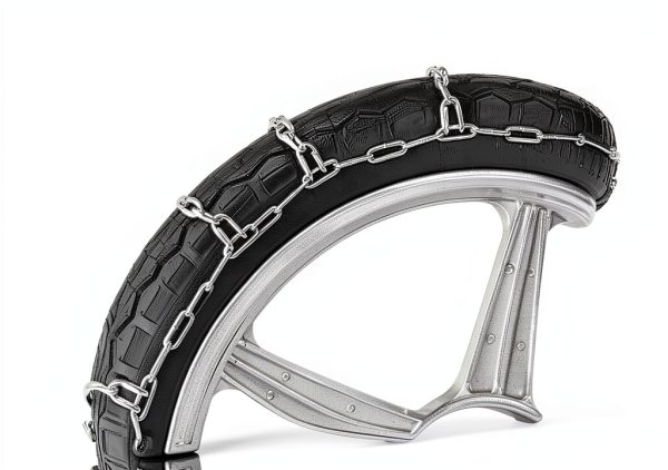 Generic Motorcycle Snow Chains Universal Fit-5