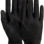 FitsT4 Sports Equestrian Riding Gloves Black Large-0
