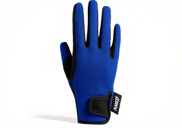 Amoy Kids Equestrian Riding Gloves S Black-1