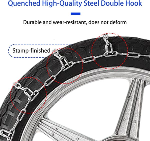Generic ATV Tire Chains Heavy Duty Anti Skid-5