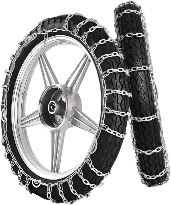 Generic Motorcycle Snow Chains Universal Fit-0