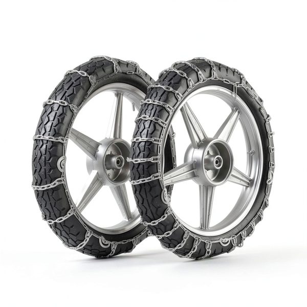 Generic Motorcycle Snow Chains Universal Fit-2
