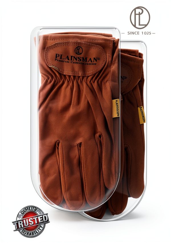 Plainsman Leather Horse Riding Gloves Large-0