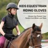 Thapower Equestrian Riding Gloves for Boys-4
