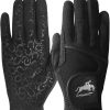 Women's Riding Gloves FINGER TEN Polyester Grip-0
