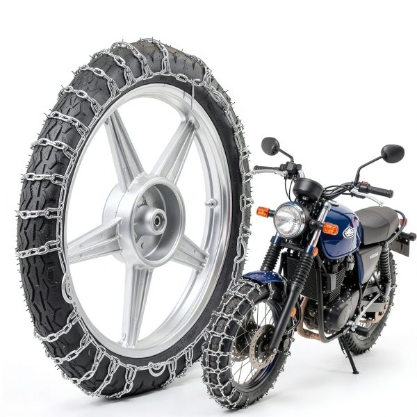 Generic Motorcycle Snow Chains Universal Fit-4
