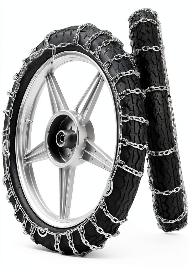 Generic Motorcycle Snow Chains Universal Fit-0