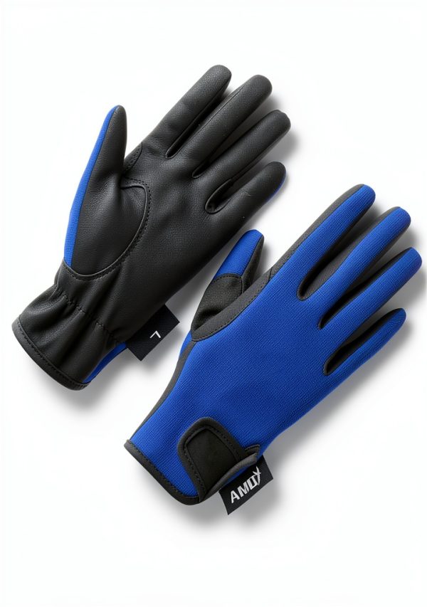Amoy Kids Equestrian Riding Gloves S Black-0