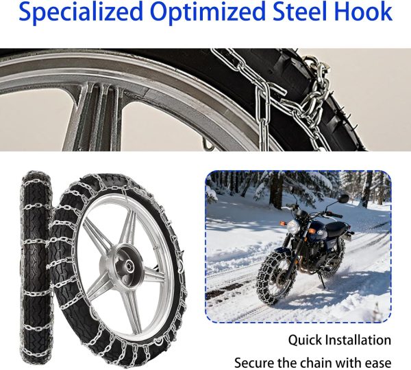 ATV Tire Chains Generic Heavy‑Duty Anti‑Skid Design-6
