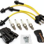 Toyota 4Y Ignition Tune-up Kit Iridium Spark Plugs-0