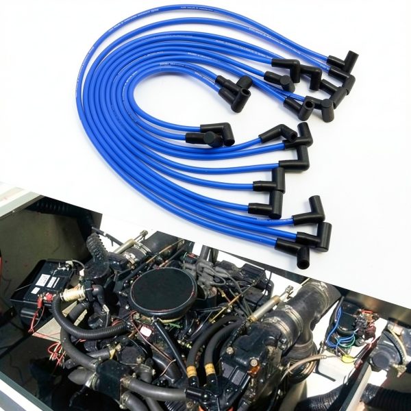 UOIENRT Copper Spark Plug Wires Set for Automotive-6
