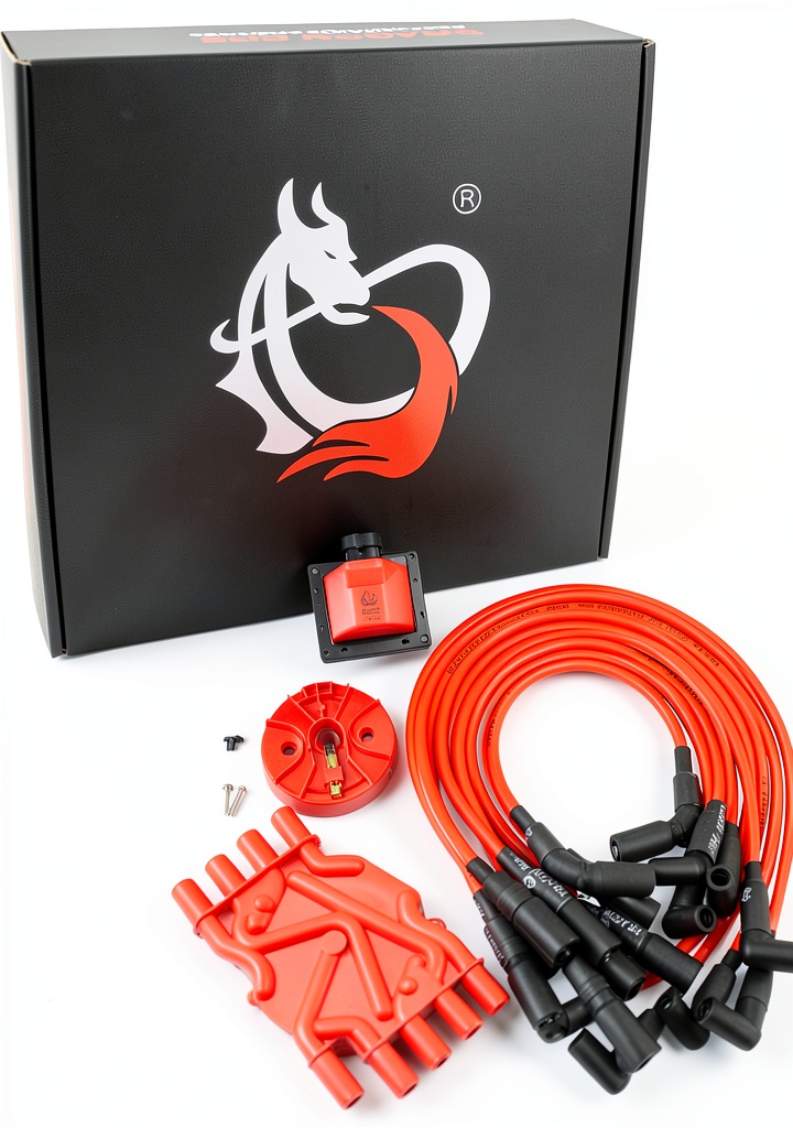 Installing AIP Electronics Ignition Tune‑Up Kit for 1996‑2002 Chevrolet on a wooden bench