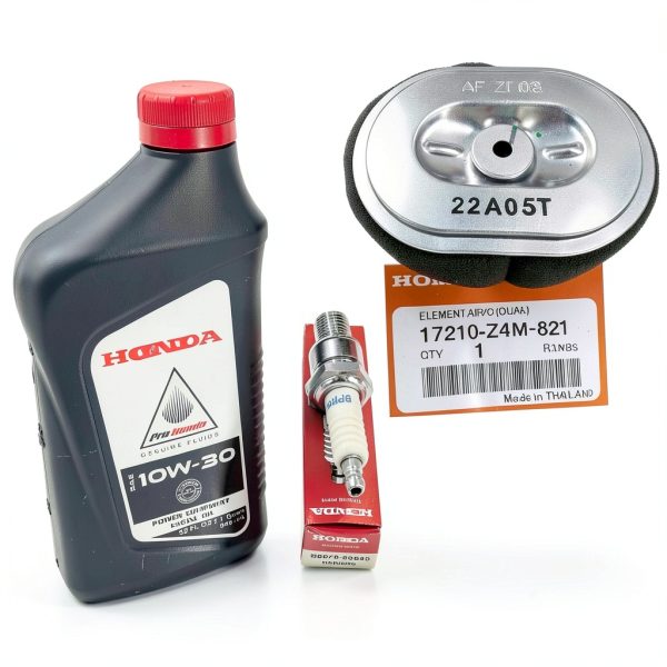 Honda GX120 GX160 GX200 Tune Up Kit KINDZA 1 Quart 10W-30 Oil-1