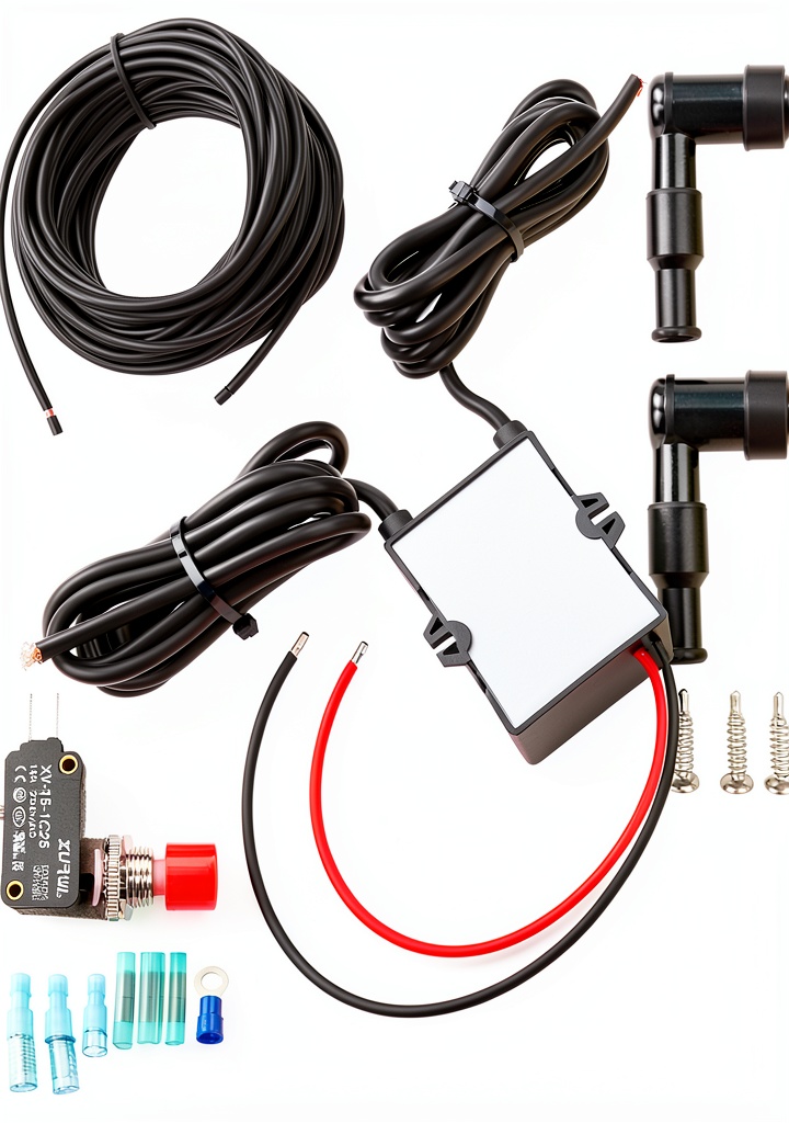 Installing Dual Flamethrower Kit Fexhull Flame Kit for Motorcycles Trucks Cars on a wooden workbench
