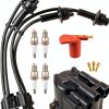 JUQAFY Forklift Ignition Kit 19101-76007-71 Cap Rotor Wire Set-0