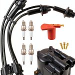 JUQAFY Forklift Ignition Kit 19101-76007-71 Cap Rotor Wire Set-0