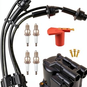 JUQAFY Forklift Ignition Kit 19101-76007-71 Cap Rotor Wire Set-0
