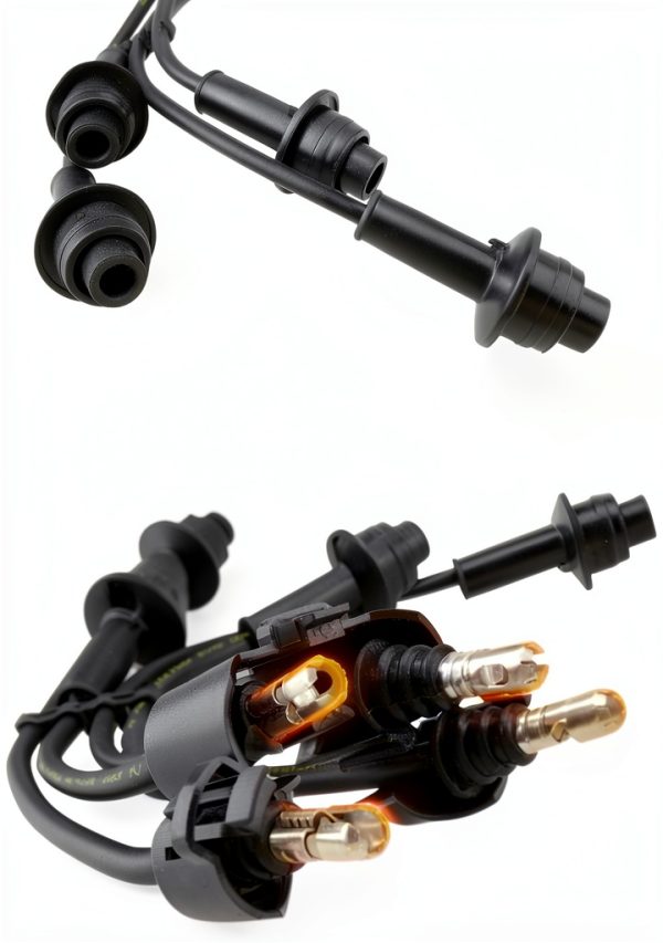 JUQAFY Forklift Ignition Kit 19101-76007-71 Cap Rotor Wire Set-3