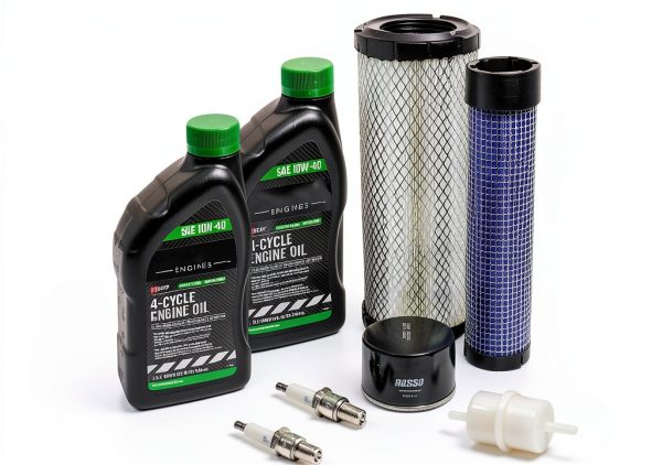 10W-40 Engine Oil Kit EPR Distribution Motorcycle Filter and Spark-0