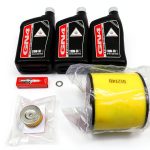 Honda 10W-30 Engine Oil Synthetic Blend 5 Quart High Performance-0