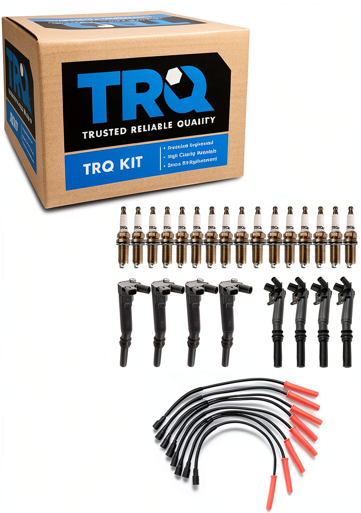 Installing Truck Ignition Kit TRQ TKA01336 Direct Fit Machined Replacement on a wooden workbench