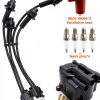 JUQAFY Forklift Ignition Kit 19101-76007-71 Cap Rotor Wire Set-4