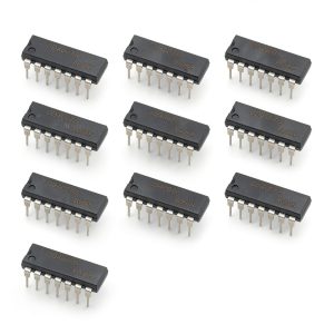 10pcs CD4007UBE CD4007 4007 CMOS Dual Complementary Pair Plus Inverter 3.0V to 15V，DIP-14.-0